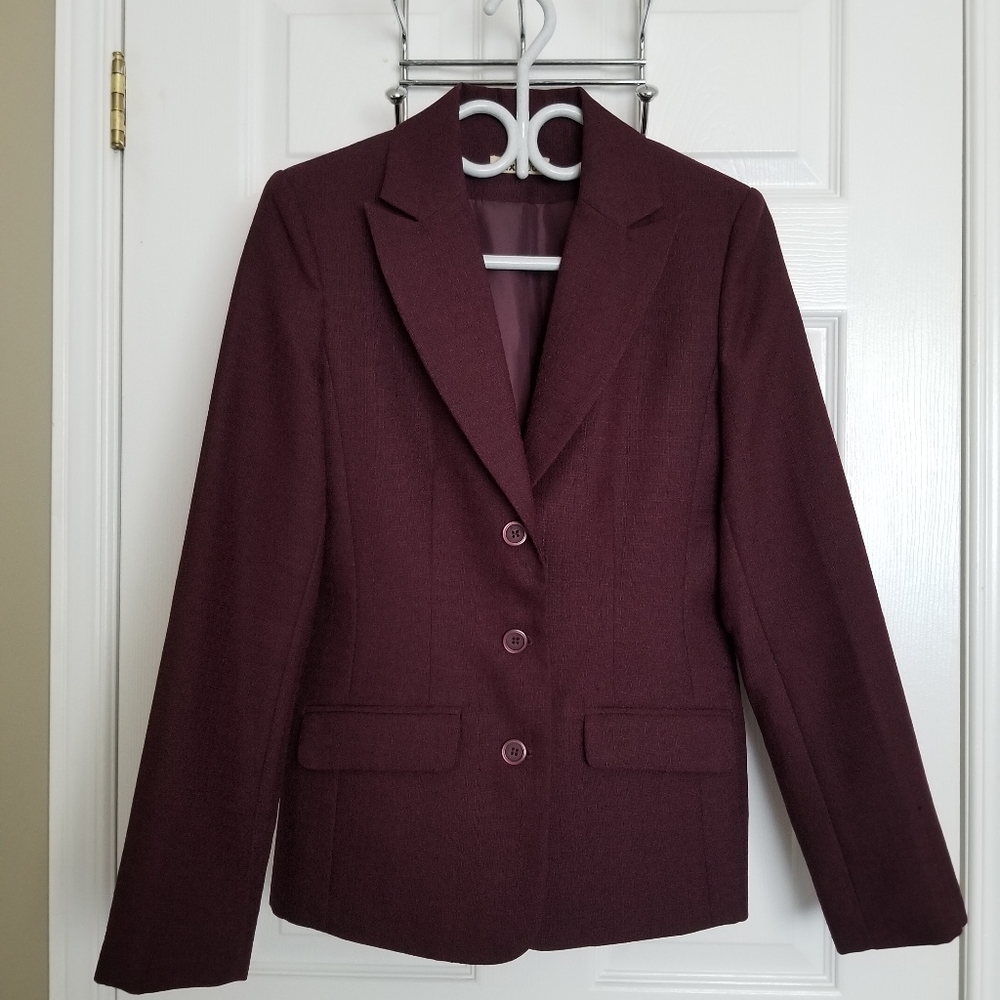 Burgundy/Dark Purple Blazer